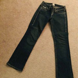 True Religion jeans size 25 with Swarovski crystal